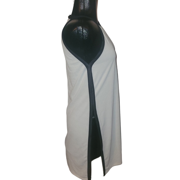 Dynamite Sleeveless White Maxi Halter Tunic M - Picture 4 of 7